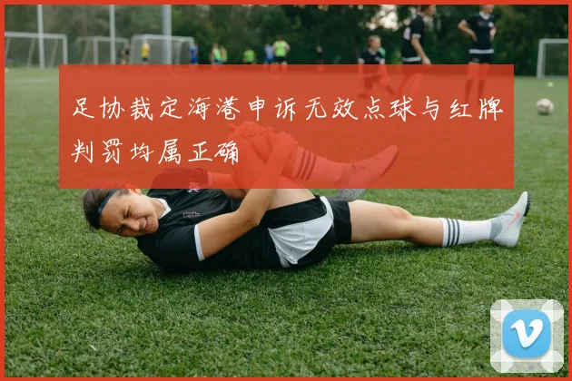 足协裁定海港申诉无效点球与红牌判罚均属正确